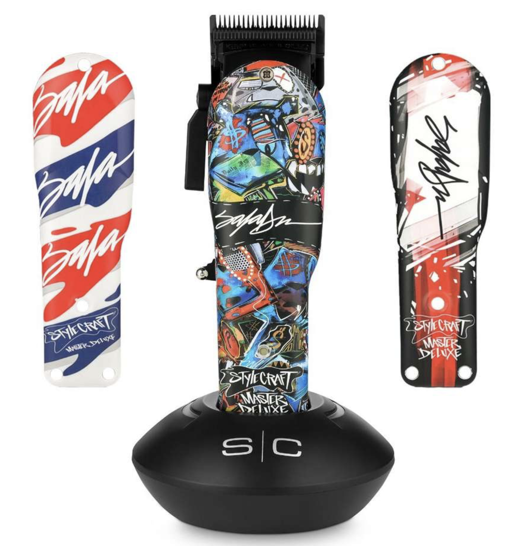 StyleCraft X KING SALADEEN REBEL CLIPPER - PROFESSIONAL CORDLESS HAIR CLIPPER WITH SUPER-TORQUE MOTOR